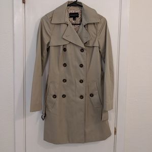 Banana Republic tan trench coat